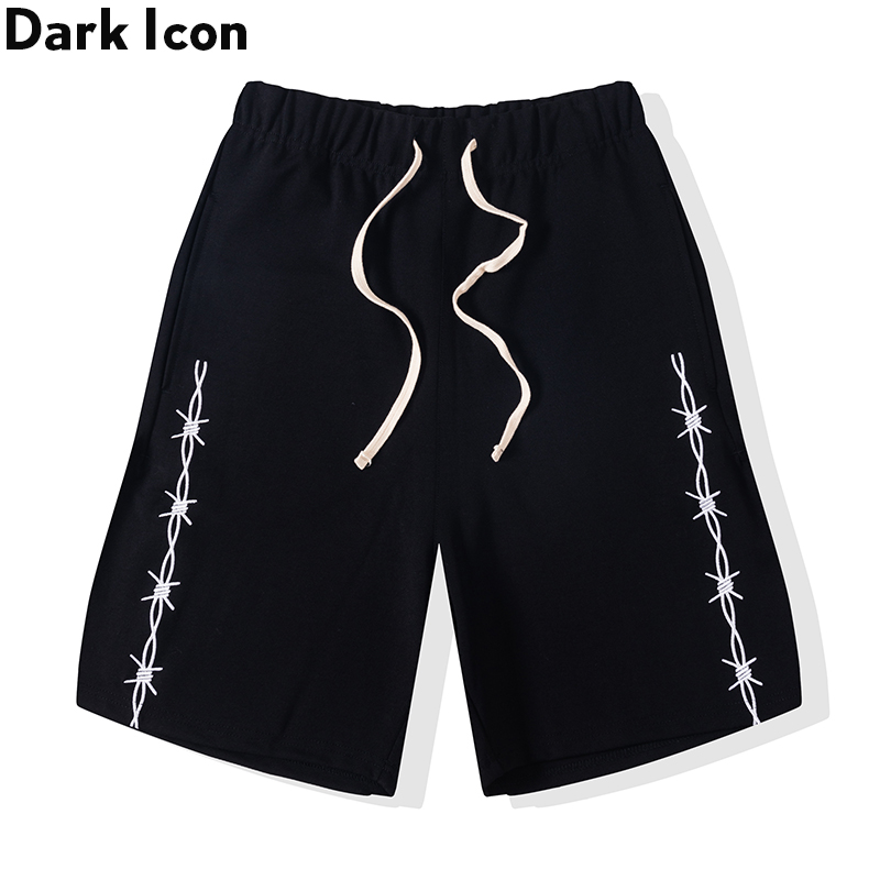 Dark Side Embroidery High Street Men's Shorts Elastic Waist Casual Shorts for Men, Black shorts
Dark Side Embroidery High Street Men's Shorts Elastic Waist Casual Shorts for Men, Black shorts