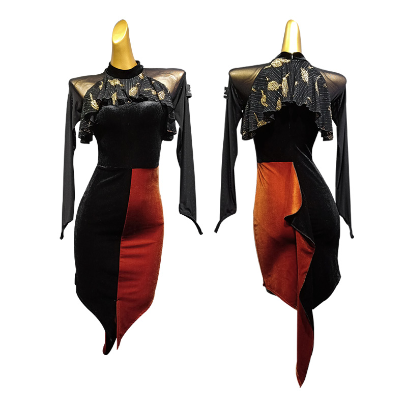 women Latin dance dresses for sale latin dress velvet dance clothes jazz costumes salsa dress women costume, Black
women Latin dance dresses for sale latin dress velvet dance clothes jazz costumes salsa dress women costume, Black
