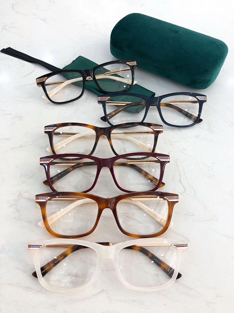 Brand quality glasses frame plank metal stripe design temple for prescription glasses case wholesale