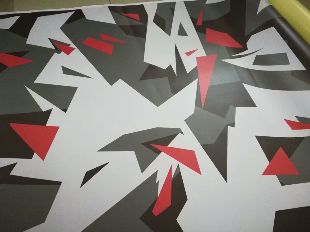 Pixed white black red Camoufalge Vinyl wrap for car wrap covering Camo Truck Wrap covering foil Self adhesive sticker 1.52x30m 5x98ft