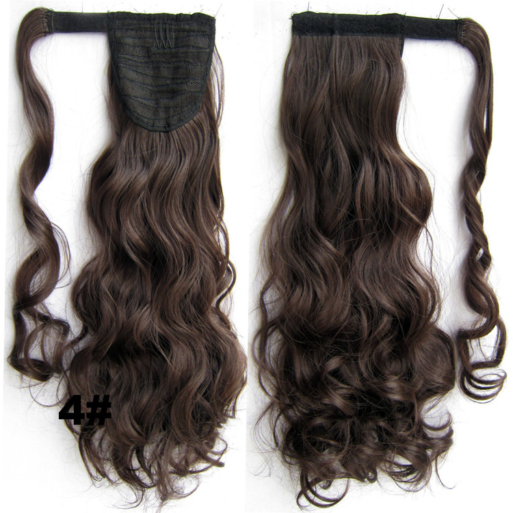 Long Corn Curly real Hair Pieces Drawstring Ponytail Extensions for Women Malaysian remy Hair Extensions 140g