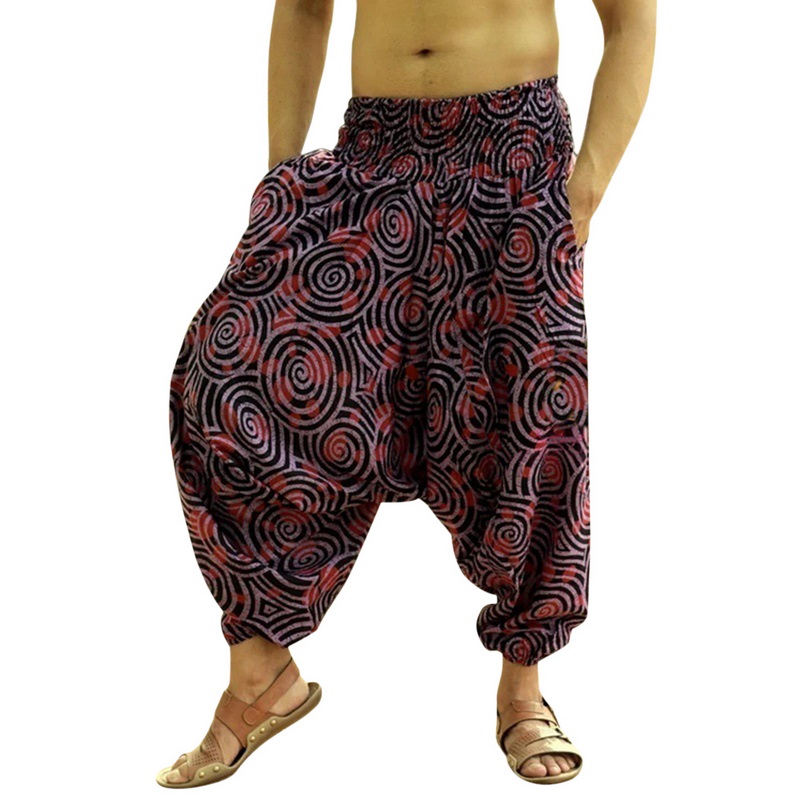 SFIT Men Wide Leg Ethnic Style Pants Casual Loose Joggers Trousers Fashion Mens Print Baggy Hip Hop Pantalon Hombre Trousers, Green
SFIT Men Wide Leg Ethnic Style Pants Casual Loose Joggers Trousers Fashion Mens Print Baggy Hip Hop Pantalon Hombre Trousers, Green