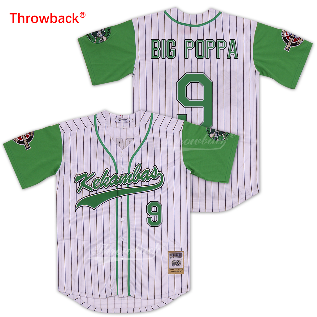Miles Pennfield II 'Big Poppa' #9 Kekambas Pinstriped Baseball Jersey ARCHA and Duffy's Patches Movie Jerseys Hardball Embroidery Free Ship
Miles Pennfield II 'Big Poppa' #9 Kekambas Pinstriped Baseball Jersey ARCHA and Duffy's Patches Movie Jerseys Hardball Embroidery Free Ship