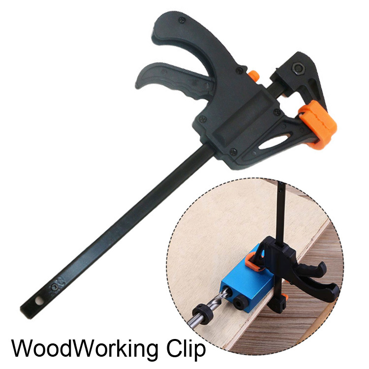 4 Inch Woodworking Clamp Adjustable DIY Carpentry Clamp Gadgets Clamping Device Quick Ratchet Release Speed Squeeze Hand Tools
4 Inch Woodworking Clamp Adjustable DIY Carpentry Clamp Gadgets Clamping Device Quick Ratchet Release Speed Squeeze Hand Tools