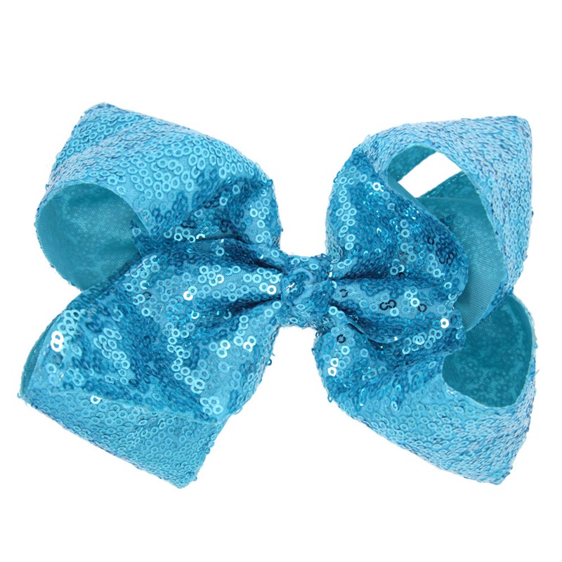 Hair Bows Clips Accessories for Girls Kids Hairpins Sequins Shining Large Big 8 INCH Bowknot Clip Barrettes Pary Headwear HC122