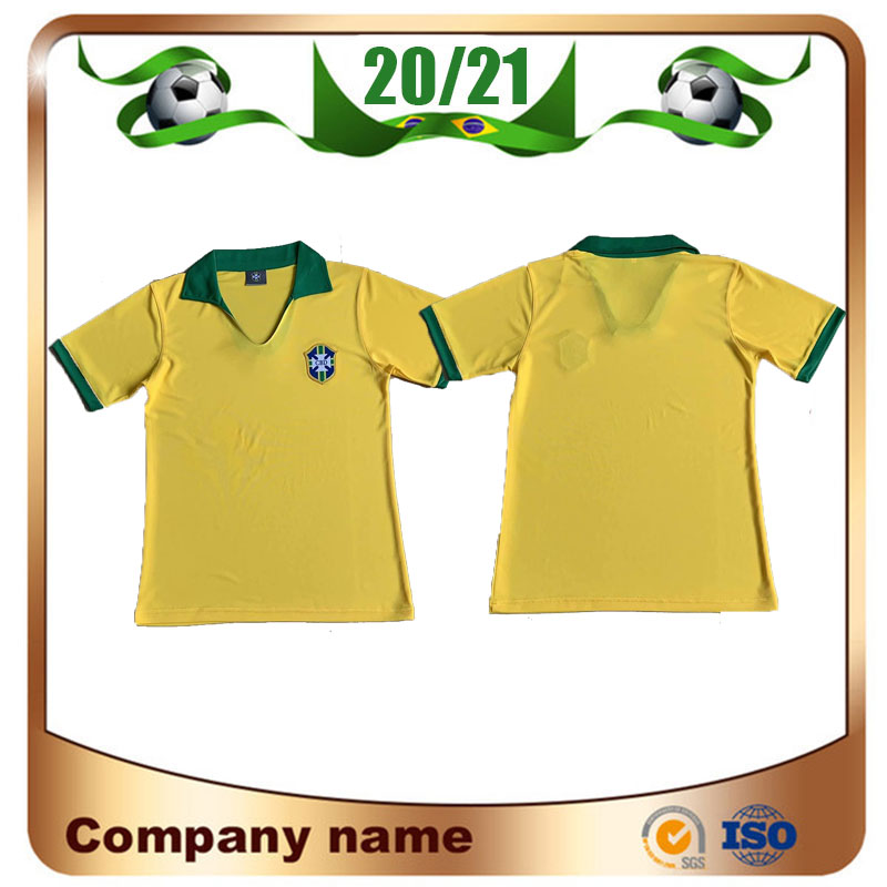 1957 Retro version soccer jersey 1957 Home Ronaldo KAKA Carlos Ronaldinho Adriano Vintage national team Soccer shirt short sleeve football
1957 Retro version soccer jersey 1957 Home Ronaldo KAKA Carlos Ronaldinho Adriano Vintage national team Soccer shirt short sleeve football