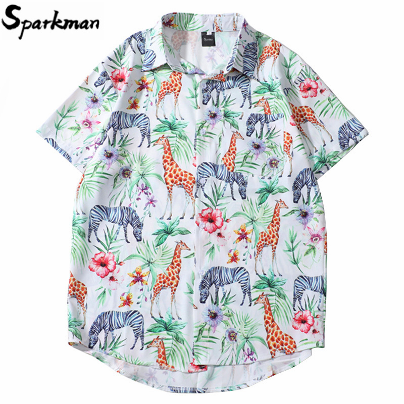 Hip Hop Shirt Streetwear Men Hawaiian Shirt Zebra Giraffe Print Harajuku Beach Summer 2020 Aloha Short Sleeve Hiphop, B1252030 white
Hip Hop Shirt Streetwear Men Hawaiian Shirt Zebra Giraffe Print Harajuku Beach Summer 2020 Aloha Short Sleeve Hiphop, B1252030 white