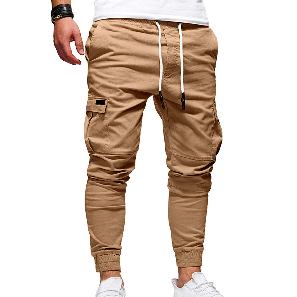 Mens Joggers Pants Black Trousers Sweat Pants Streetwear Dance Sports Sweatpants Casual Drawstring Hip Hop Mens Cloth - view 4