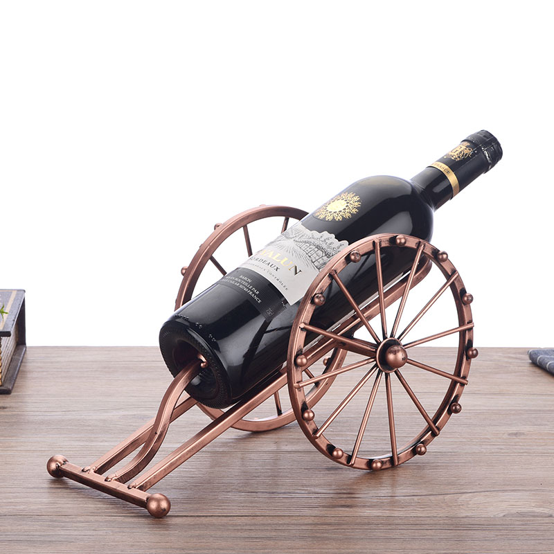 Antique Iron Art Cannon Model Wine Bottle Holder Decorative Metal Artillery Miniature Wine Rack Barware Ornament Craftworks
Antique Iron Art Cannon Model Wine Bottle Holder Decorative Metal Artillery Miniature Wine Rack Barware Ornament Craftworks