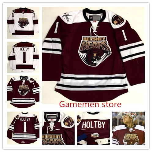 Customize AHL Hershey Bears 1 Brayden Holtby Jersey Premier Washington Capitals personalized any name number Men women youth, White
Customize AHL Hershey Bears 1 Brayden Holtby Jersey Premier Washington Capitals personalized any name number Men women youth, White