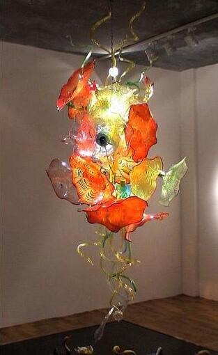 Lamps Hand Blown Chandeliers Lighting LED Lights Source Special Art Decorative Glass Plates Design Chandelier Light
Lamps Hand Blown Chandeliers Lighting LED Lights Source Special Art Decorative Glass Plates Design Chandelier Light