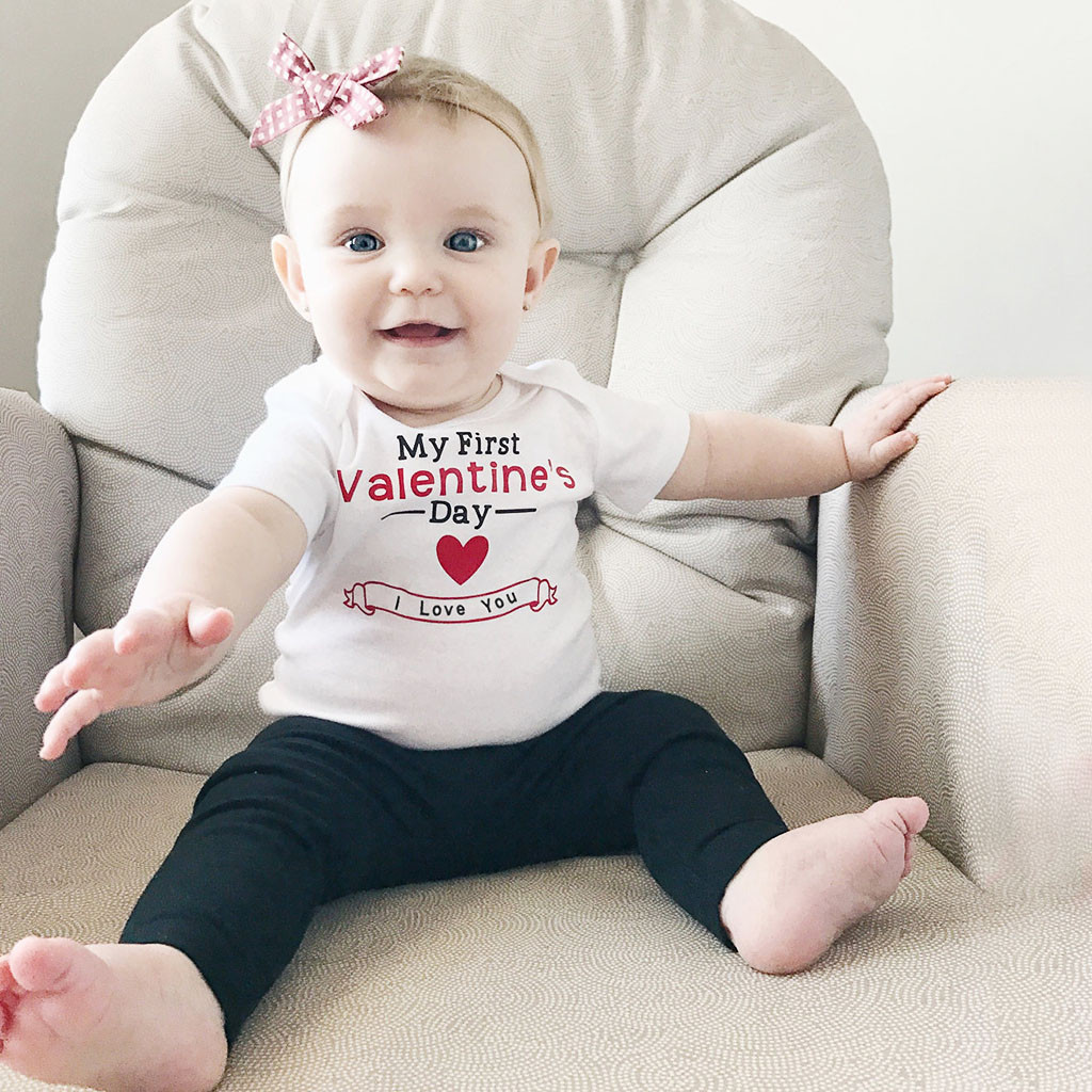 3PCS Baby Girl Clothes Short Sleeve Baby Clothing Valentine's Day Infant Girl Clothing Solid Pants Newborn Clothes Set Ropa Niña, Customize
3PCS Baby Girl Clothes Short Sleeve Baby Clothing Valentine's Day Infant Girl Clothing Solid Pants Newborn Clothes Set Ropa Niña, Customize