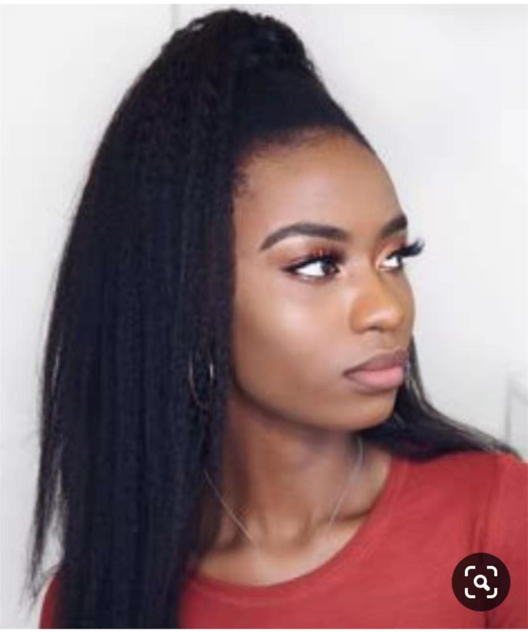 African coarse curly yaki hair kinky straight ponytail hair extension ,clip in yaki drawstring ponytail 100 human for black women natural 1b
