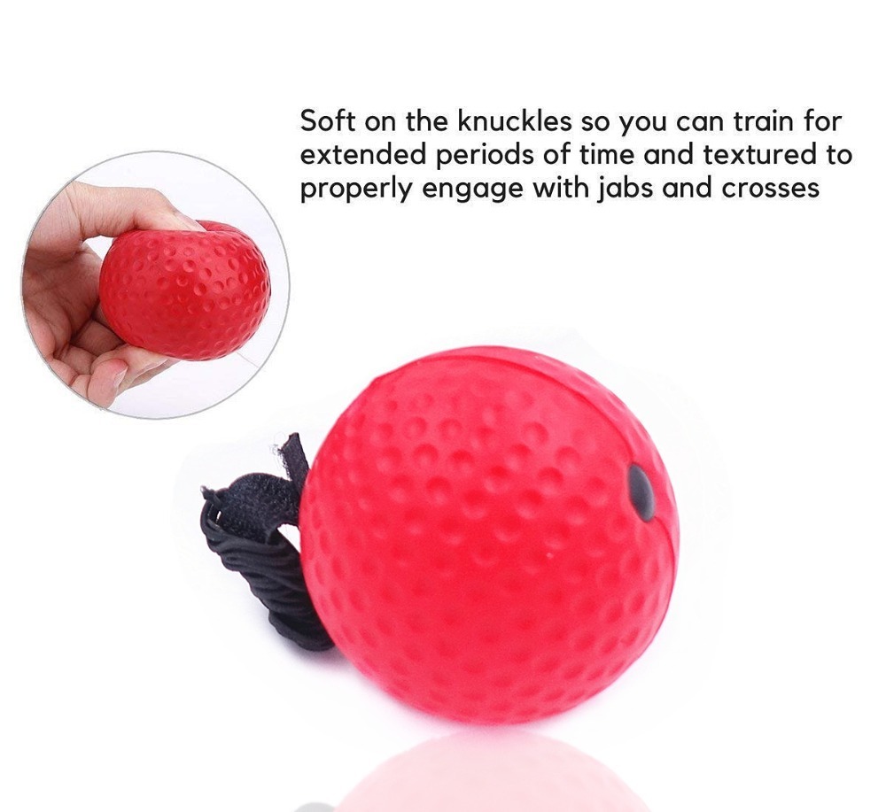 Boxing Reflex Speed Ball With Headband Mma Muay Thai Fight Ball Exercise Improving Speed Reactions Punch Boxing Training