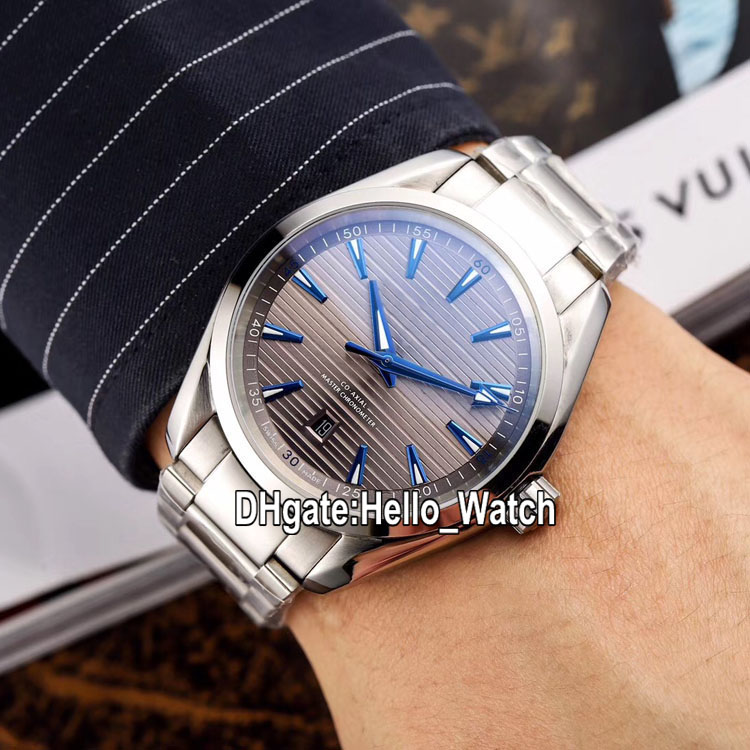 New Aqua Terra 150M 220.10.41.21.06.001 Automatic Mens Watch Steel Case Gray Texture Dial A2813 Stainless Steel Bracelet Watches Hello_Watch, Waterproof service
New Aqua Terra 150M 220.10.41.21.06.001 Automatic Mens Watch Steel Case Gray Texture Dial A2813 Stainless Steel Bracelet Watches Hello_Watch, Waterproof service
