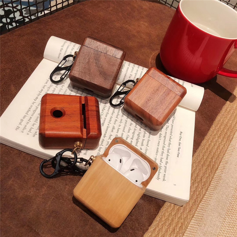 For Apple AirPods 2 NEW retro Natural 100% solid Wood for AirPods Wooden protective case Apple Bluetooth Wireless Headset Hard shell
For Apple AirPods 2 NEW retro Natural 100% solid Wood for AirPods Wooden protective case Apple Bluetooth Wireless Headset Hard shell