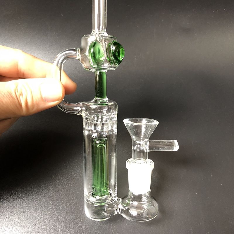 Mini Recycler Glass Water Bong Glass Bongs Water Pipes Bubbler Pipes Water Bongs percolator Glass Crafts 14mm joint Hookahs
Mini Recycler Glass Water Bong Glass Bongs Water Pipes Bubbler Pipes Water Bongs percolator Glass Crafts 14mm joint Hookahs