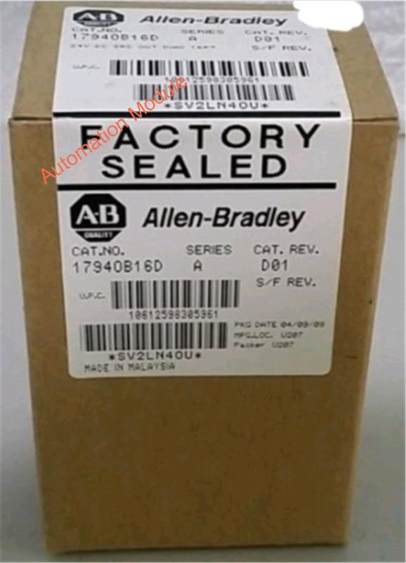 1794-OB16D PLC Digital Output Module 1794OB16D 17940B16D Original new in Factory Sealed box
1794-OB16D PLC Digital Output Module 1794OB16D 17940B16D Original new in Factory Sealed box