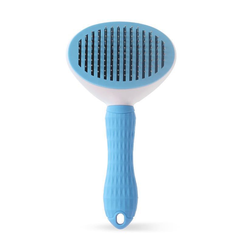 One-key Pets Hair Removal Dog Comb Beauty Styling Cat Combs Automatic Hair Removal Self-cleaning Needle Comb Brush Pet Supplies, Blue
One-key Pets Hair Removal Dog Comb Beauty Styling Cat Combs Automatic Hair Removal Self-cleaning Needle Comb Brush Pet Supplies, Blue