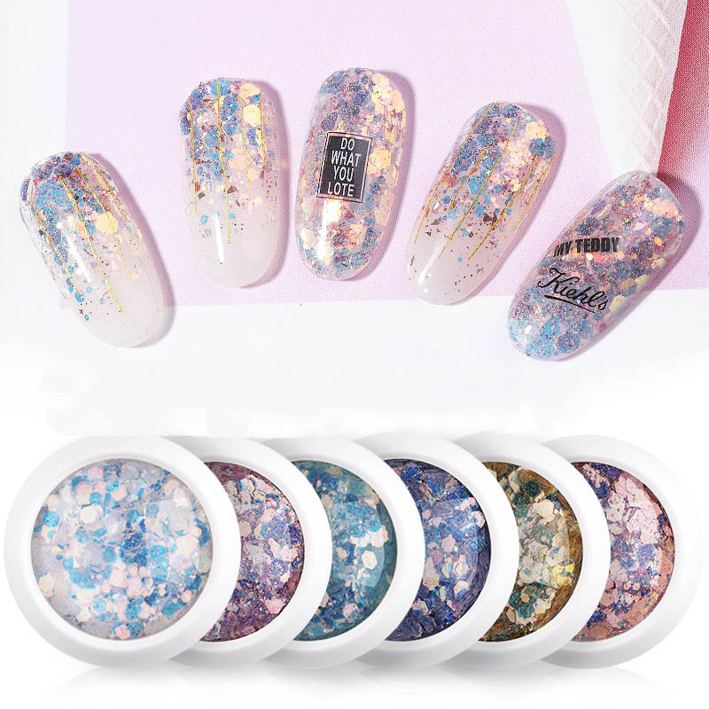 Mix Nail Mermaid Glitter Flakes Sparkly 3D Hexagon Colorful Sequins Spangles Gel Polish Manicure Nails Art Decorations
Mix Nail Mermaid Glitter Flakes Sparkly 3D Hexagon Colorful Sequins Spangles Gel Polish Manicure Nails Art Decorations