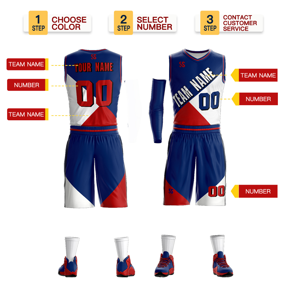 New DIY men's basketball jersey set boy team sports kit basketball training suits basketball jerseys clothes uniforms customized, As pic
New DIY men's basketball jersey set boy team sports kit basketball training suits basketball jerseys clothes uniforms customized, As pic