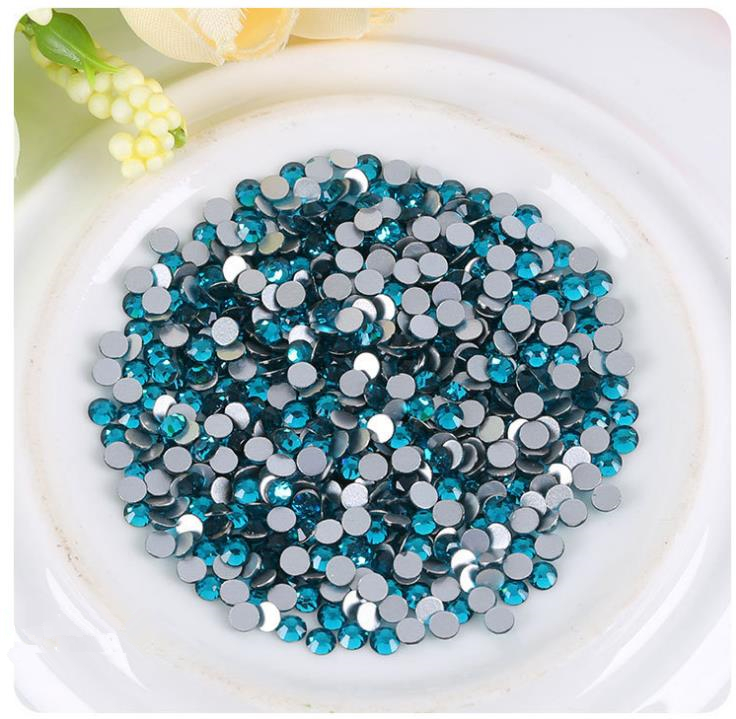 Nail art Strass Blue Zircon Color Crystal Nail art Rhinestones SS3-SS34 Glitter Non Hotfix Flatback Manicure Decoration
Nail art Strass Blue Zircon Color Crystal Nail art Rhinestones SS3-SS34 Glitter Non Hotfix Flatback Manicure Decoration