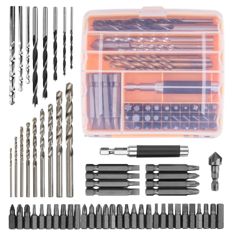 57 Pcs/Set Combined Screwdriver Drill Bit Set Masonry Drill Bits Bits Spade Screwdriver
57 Pcs/Set Combined Screwdriver Drill Bit Set Masonry Drill Bits Bits Spade Screwdriver