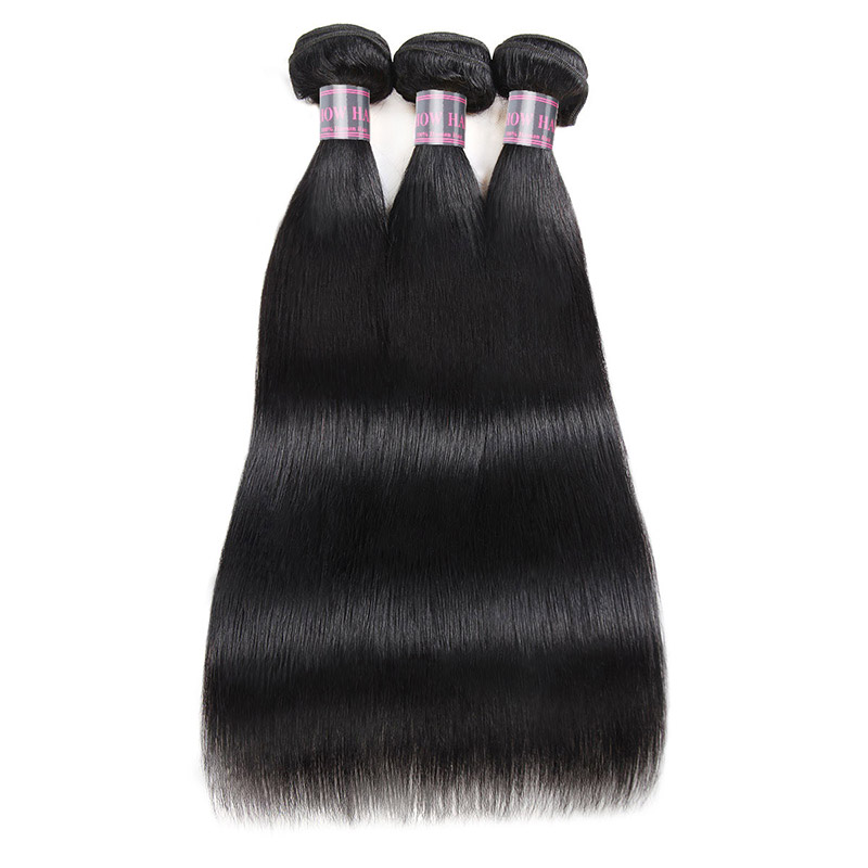 3 Bundles 8-38 inch Deep Loose Brazilian Human Hair Bundles Yaki Straight Deep Curly Body Water Wave Straight Color Virgin Hair Extensions