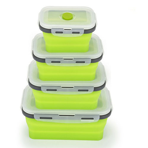 500ml Silicone Collapsible Lunch Boxes Food Storage Container Bento BPA Free Microwavable Portable Picnic Camping Rectangle Outdoor Box, Photo show
500ml Silicone Collapsible Lunch Boxes Food Storage Container Bento BPA Free Microwavable Portable Picnic Camping Rectangle Outdoor Box, Photo show