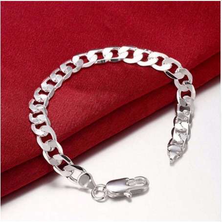 Charming Stainless Steel Chain Link Bracelet For Women Men's Punk Hip Hop Wristband Bangle Bracelet Boho Gothic Jewekry
