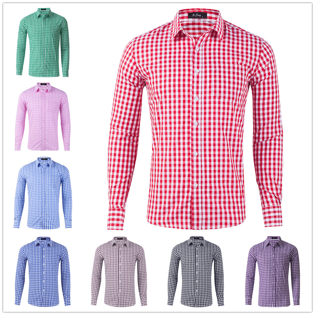 Men's Casual Shirts Mens Shirs Long Sleeve Cotton Multicolor Plaid Shirt Fashion Business Clothing Large Size S-XXL
Men's Casual Shirts Mens Shirs Long Sleeve Cotton Multicolor Plaid Shirt Fashion Business Clothing Large Size S-XXL