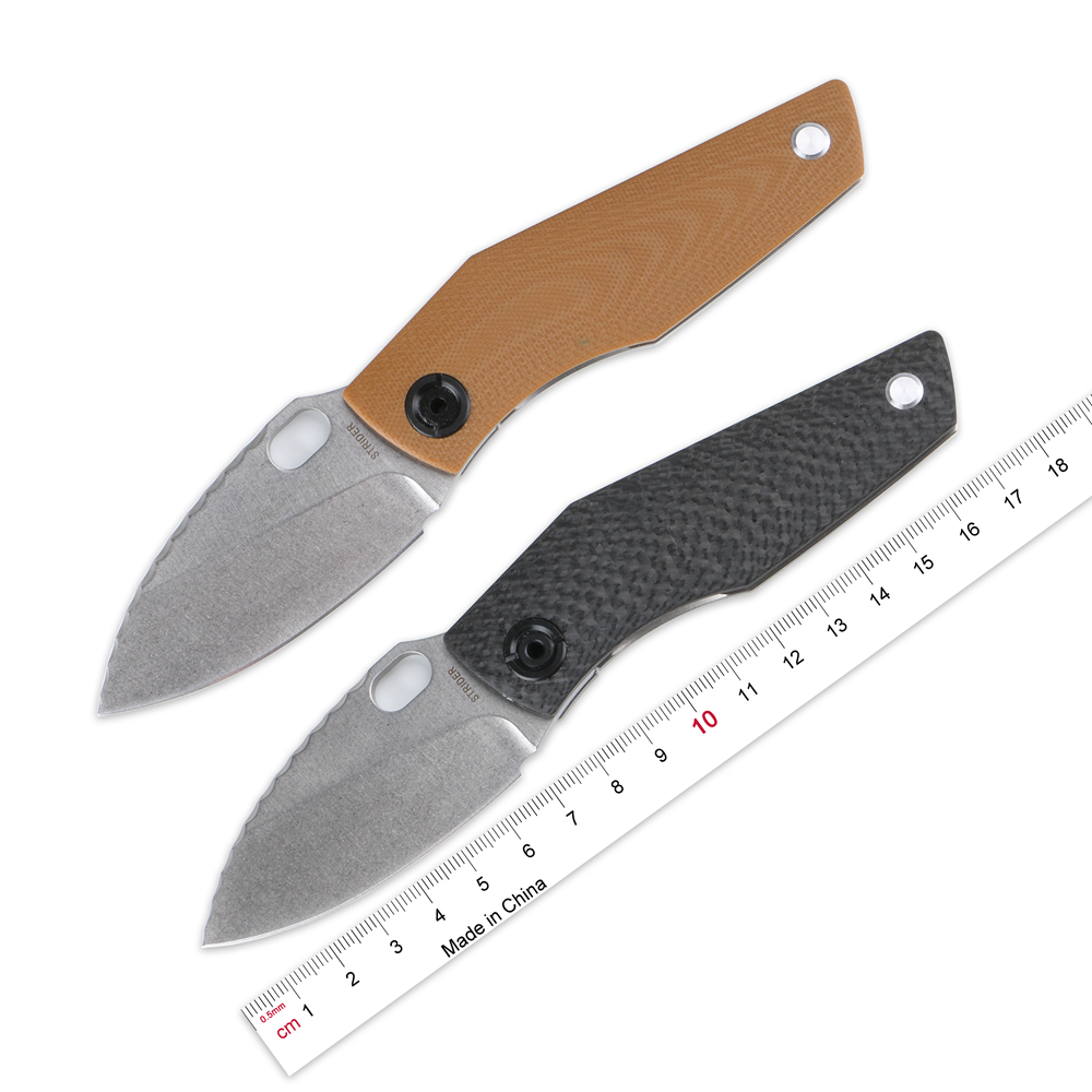 Strider SJ75 folding knife D2 blade TC4 titanium CF handle copper washing machine outdoor camping utility fruit knife EDC tool
Strider SJ75 folding knife D2 blade TC4 titanium CF handle copper washing machine outdoor camping utility fruit knife EDC tool
