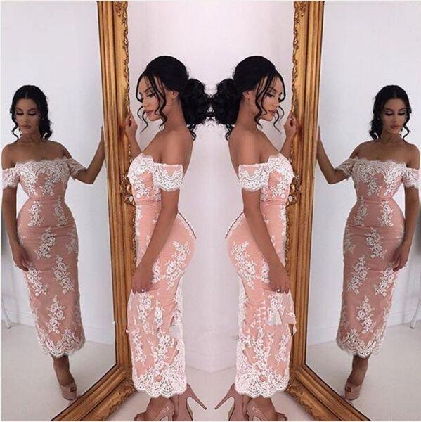 2020 Lace Tea Length Party Wear Cocktail Dubai Arabic Style Off Shoulder Sheath Short Prom Dresses Plus Size Bridesmaid Dresses, Fuchsia
2020 Lace Tea Length Party Wear Cocktail Dubai Arabic Style Off Shoulder Sheath Short Prom Dresses Plus Size Bridesmaid Dresses, Fuchsia