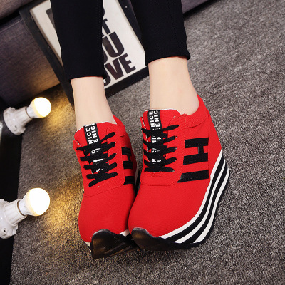 Hot Sale- Casual Platform Shoes High Heels Shoes Woman Wedges Women Shoes trainers Loafers Heigh Increasing zapatos mujer, Black
Hot Sale- Casual Platform Shoes High Heels Shoes Woman Wedges Women Shoes trainers Loafers Heigh Increasing zapatos mujer, Black