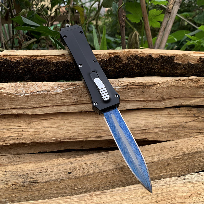 MT A163 Automatic knife 440C Laser Pattern Blade Hunting Tactical Folding Pocket Auto Knife Survival Gear Folding knives
MT A163 Automatic knife 440C Laser Pattern Blade Hunting Tactical Folding Pocket Auto Knife Survival Gear Folding knives