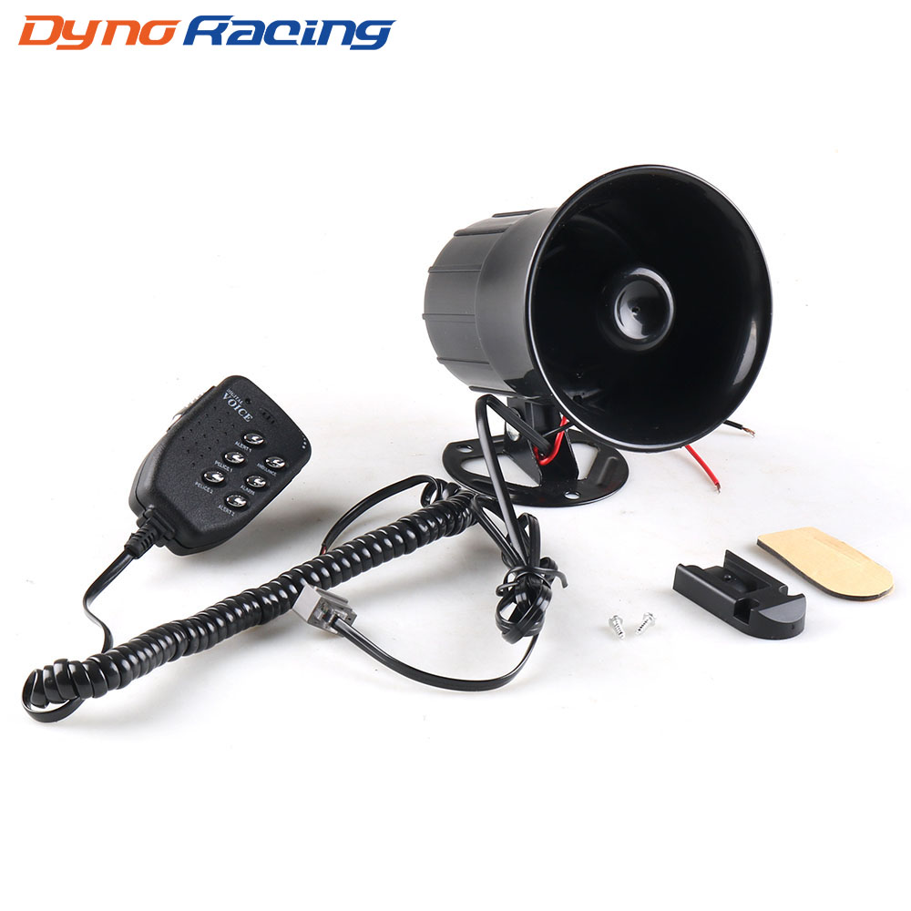 12V 50W 120dB 6 Sound Car Warning Alarm Loud Speaker Siren Air Horn Loudspeaker with MIC Microphone for Automobile Motorcycle
12V 50W 120dB 6 Sound Car Warning Alarm Loud Speaker Siren Air Horn Loudspeaker with MIC Microphone for Automobile Motorcycle