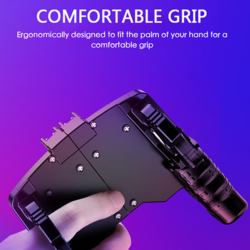 K21 Button Triggers Equipment For PUBG Mobile Joystick Gamepad Mobile Game Controller For IPhone Huawei Xiaomi Cell Phone Gaming