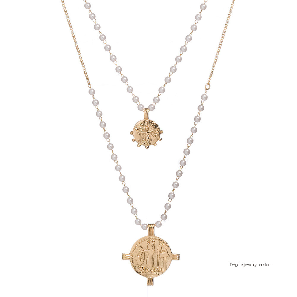 2019 Joker Multi-storey Metal Necklace Personality Moon Natural Shi Zhenzhu Coin Pendeloque Cut
2019 Joker Multi-storey Metal Necklace Personality Moon Natural Shi Zhenzhu Coin Pendeloque Cut