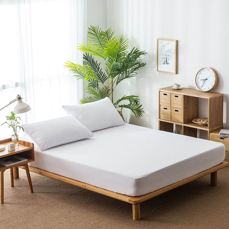 ALL Size Smooth Mattress Pad Cover For Mattress 100% Waterproof Bed Sheet Anti