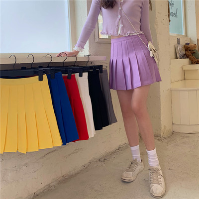 3 Color New Summer Preppy Style High Waist A-line Mini Pleated Skirts Harajuku Kawaii Women Skirt Wild Retro Short Skirt Uniform, Purple
3 Color New Summer Preppy Style High Waist A-line Mini Pleated Skirts Harajuku Kawaii Women Skirt Wild Retro Short Skirt Uniform, Purple