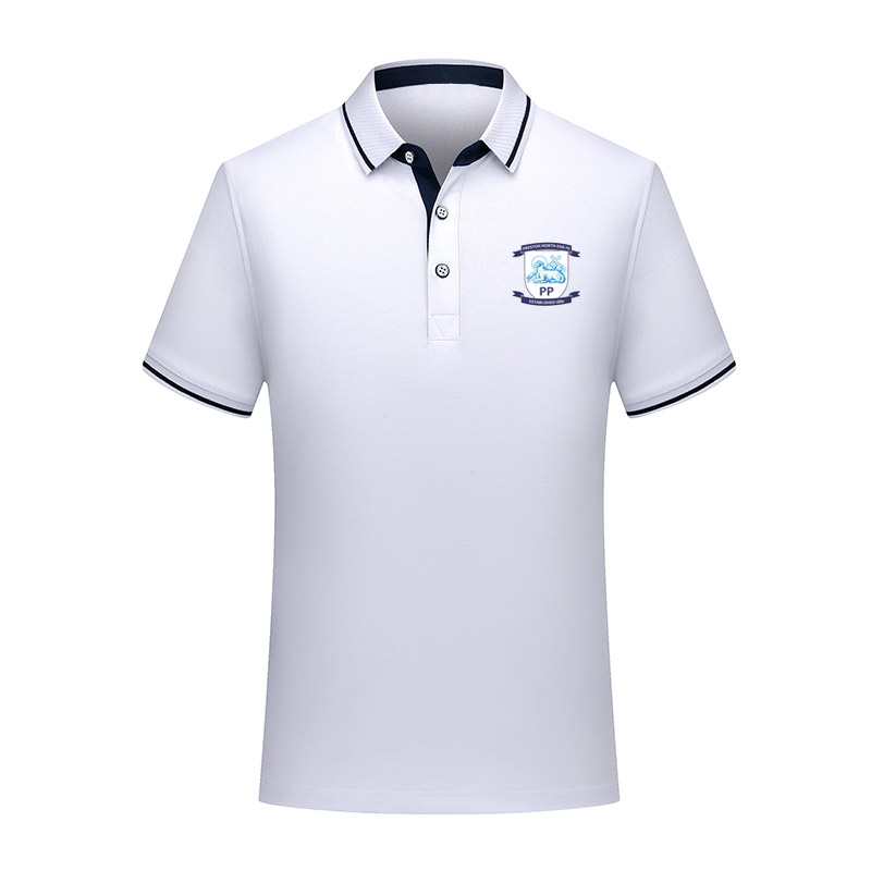 Preston North End FC Polo Shirt men Football Short Sleeve polos Fashion Sports training Polos Football Soccer T-Shirt Jersey Men's Polos, White;black 
Preston North End FC Polo Shirt men Football Short Sleeve polos Fashion Sports training Polos Football Soccer T-Shirt Jersey Men's Polos, White;black