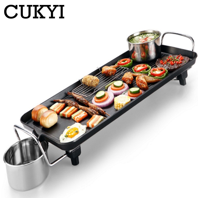 CUKYI Korean Household Electric Ovens Smokeless Nonstick Barbecue Machine Electric hotplate Teppanyaki Grilled Meat Pan 1400W EU
CUKYI Korean Household Electric Ovens Smokeless Nonstick Barbecue Machine Electric hotplate Teppanyaki Grilled Meat Pan 1400W EU
