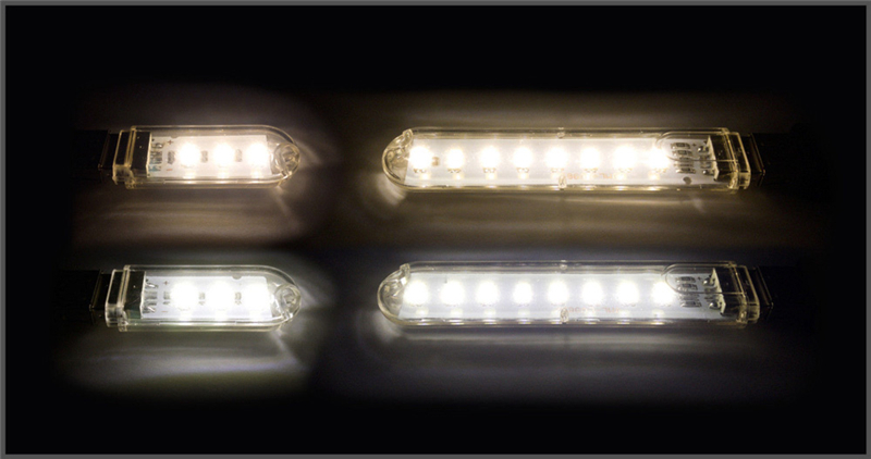 LED Night Light Mini portable USB Reading Lamp 3leds 8leds Book Lamp for Reading Notebook Power Bank Computer Laptop