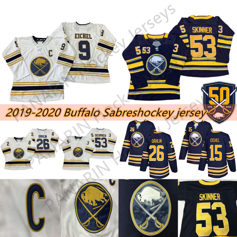 50th Golden Buffalo Sabres Jersey 9 Jack Eichel 26 Rasmus Dahlin 53 Jeff Skinner 55 Rasmus Ristolainen 23 Sam Reinhart Hockey Jerseys, White 50th golden
50th Golden Buffalo Sabres Jersey 9 Jack Eichel 26 Rasmus Dahlin 53 Jeff Skinner 55 Rasmus Ristolainen 23 Sam Reinhart Hockey Jerseys, White 50th golden