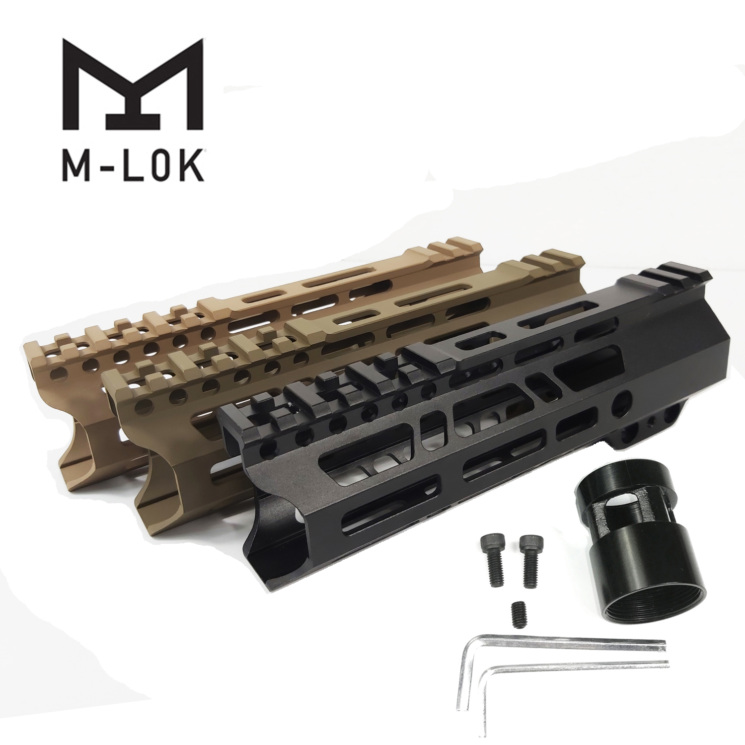 7 Inch Lightweight Clamp Mount Type M-LOK Handguards Edge CNC Chamfering For .223/5.56
7 Inch Lightweight Clamp Mount Type M-LOK Handguards Edge CNC Chamfering For .223/5.56