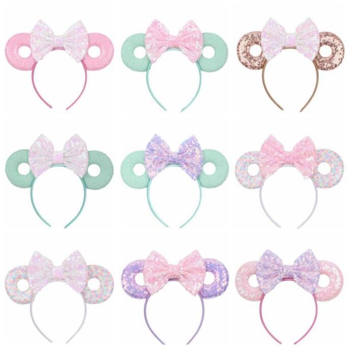Baby Hair Sticks Mouse Ears Hair Band Glitter Sequins Bows Donut Headband Children Cosplay Headdress Hoop Kids Hair Accessories 15Color D33, Mixed colors;random delivery
Baby Hair Sticks Mouse Ears Hair Band Glitter Sequins Bows Donut Headband Children Cosplay Headdress Hoop Kids Hair Accessories 15Color D33, Mixed colors;random delivery