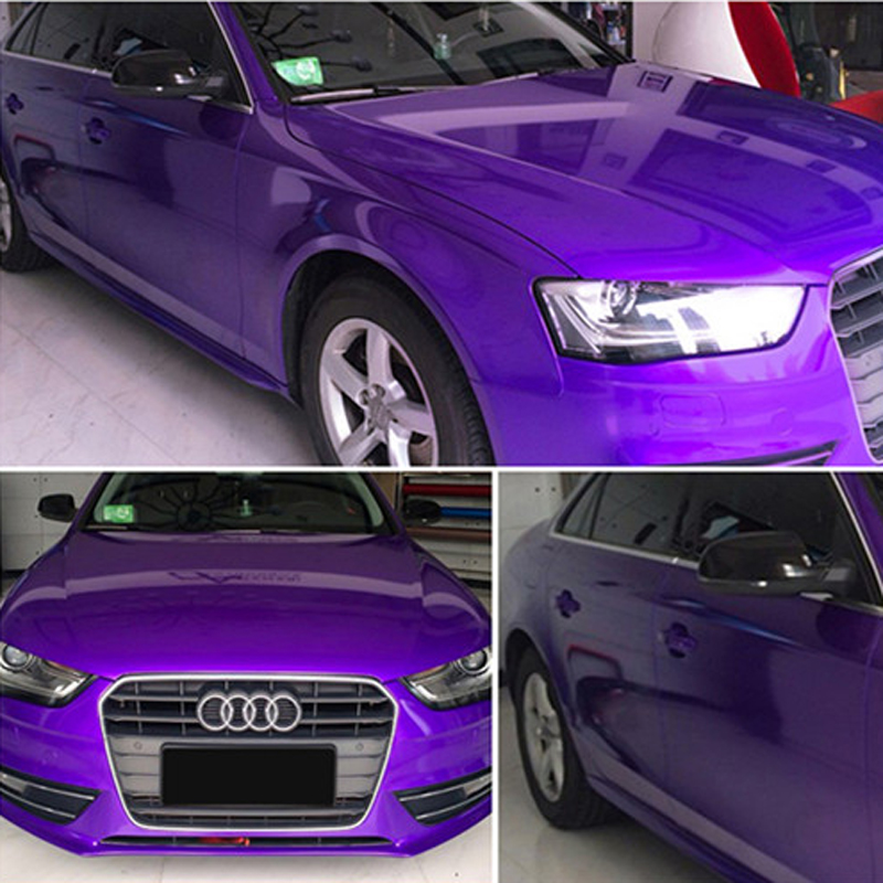 3 Layers Gloss Purple Vinyl Wrap High Glossy Car Foil Wrapping With Air Bubble Free Truck Car Sticker Covering 1.52*20M/Roll 5x65ft
3 Layers Gloss Purple Vinyl Wrap High Glossy Car Foil Wrapping With Air Bubble Free Truck Car Sticker Covering 1.52*20M/Roll 5x65ft