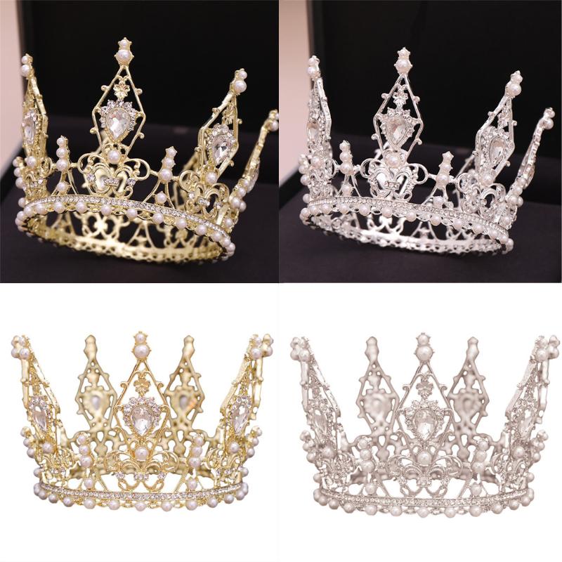 Wedding Bridal Princess Headband Rhinestone Crystal Pearl Crown Headwear Chapeus de noiva Bruids hoofddeksels
Wedding Bridal Princess Headband Rhinestone Crystal Pearl Crown Headwear Chapeus de noiva Bruids hoofddeksels