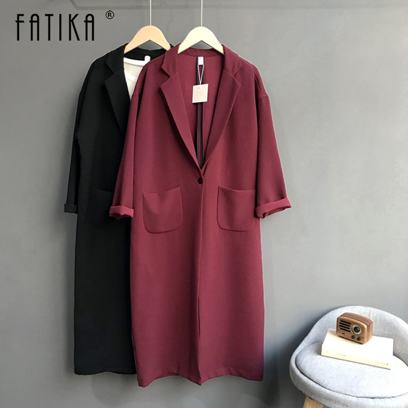 FATIKA Women Stylish Solid Trun-down Collar Trench Coat Women 2019 Spring Autumn Casual Pockets Street Outerwear, Black
FATIKA Women Stylish Solid Trun-down Collar Trench Coat Women 2019 Spring Autumn Casual Pockets Street Outerwear, Black