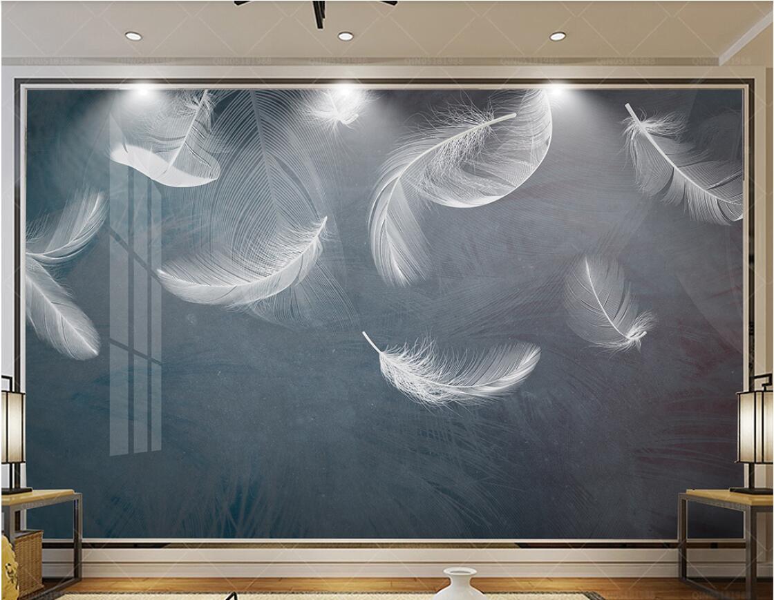 3d room wallpaper custom photo non-woven Modern minimalist beautiful white feather TV sofa background wall murals wallpaper for walls 3 d, Picture shows
3d room wallpaper custom photo non-woven Modern minimalist beautiful white feather TV sofa background wall murals wallpaper for walls 3 d, Picture shows